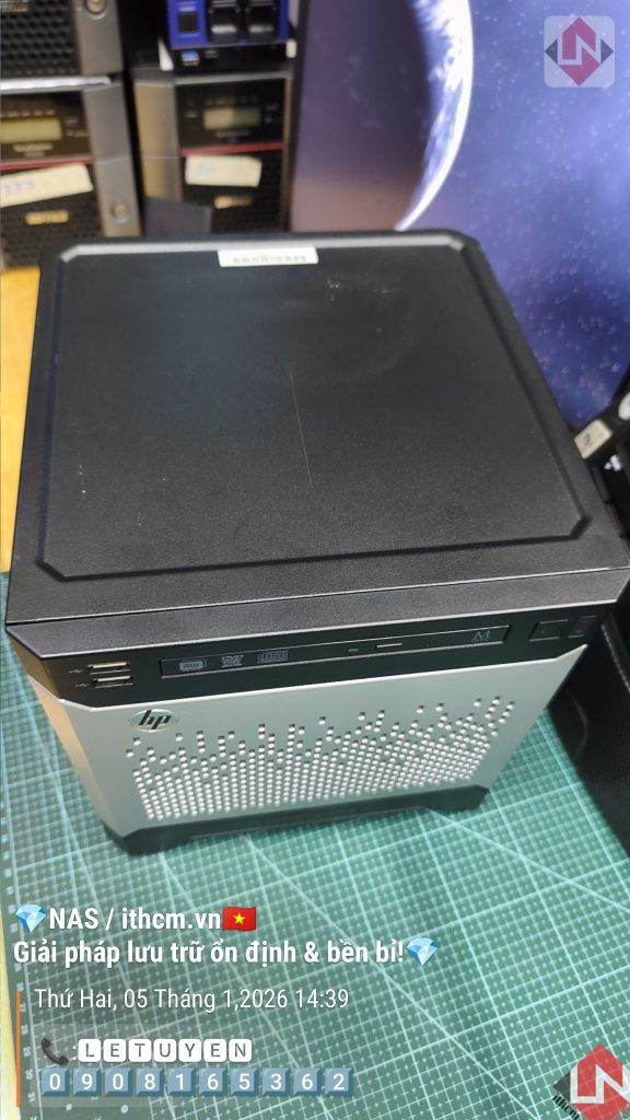 Nas Hp Microserver Gen8 Xeon 1220 Mini Server chạy NAS Xpenology / TrueNas / Unraid