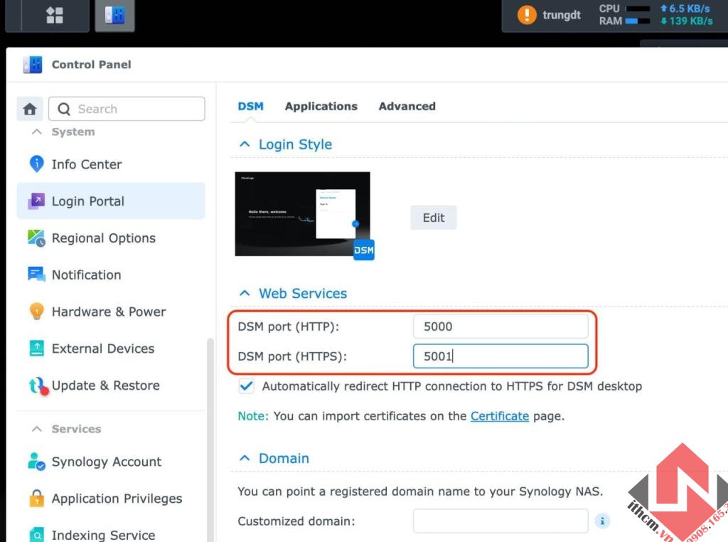 Hướng dẫn truy cập ứng dụng Synology NAS từ xa qua Cloudflare tunnel