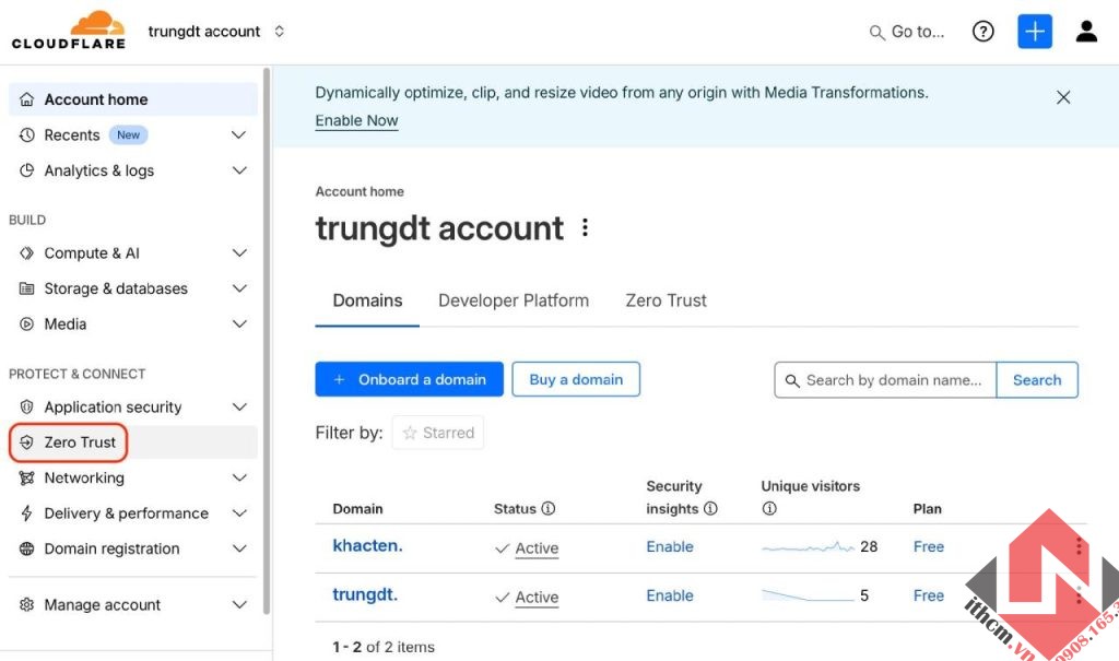 Hướng dẫn truy cập ứng dụng Synology NAS từ xa qua Cloudflare tunnel