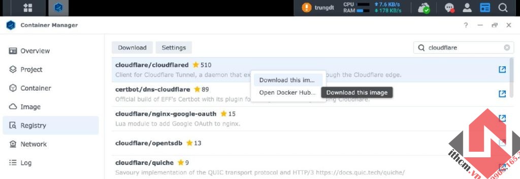 Hướng dẫn truy cập ứng dụng Synology NAS từ xa qua Cloudflare tunnel