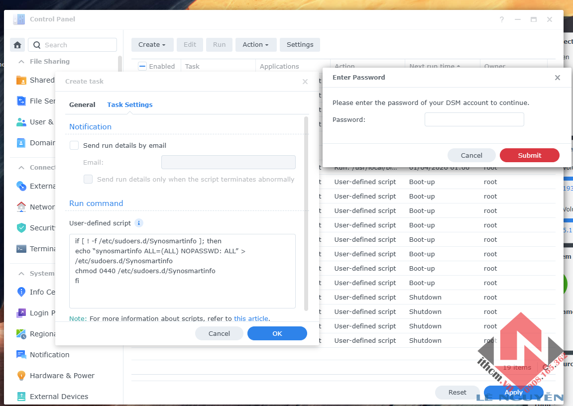 Hướng dẫn kiểm tra sức khỏe ổ cứng trên NAS Synology / Xpenology