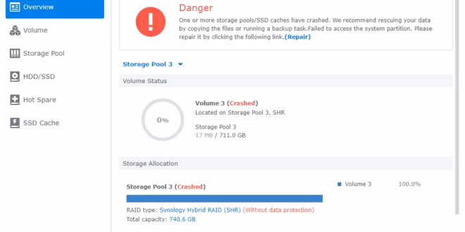 Xử Lý Khay Đĩa (SATA Backplane) NAS Synology Bị Hỏng Chân Cắm Gây Chập